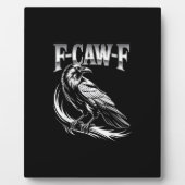 F-Caw-F Crow Womens Trendy Casual Fotoplaat (Voorkant)