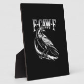 F-Caw-F Crow Womens Trendy Casual Fotoplaat (Zijkant)