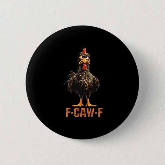 F-Caw-F Eenvoudig Schoon Ronde Button 5,7 Cm (Voorkant)