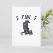 F Caw F Essential Basic Casual Style Feestdagenkaart (Staand voorkant)