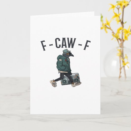 F Caw F Essential Basic Casual Style Kaart (Gele Bloem)