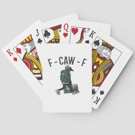 F Caw F Essential Basic Casual Style Pokerkaarten (Achterkant)