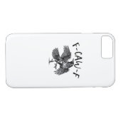 F Caw F Essential Classic Aesthetic Case-Mate iPhone Case (Achterkant (Horizontaal))