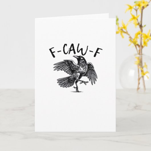 F Caw F Essential Classic Aesthetic Kaart (Gele Bloem)