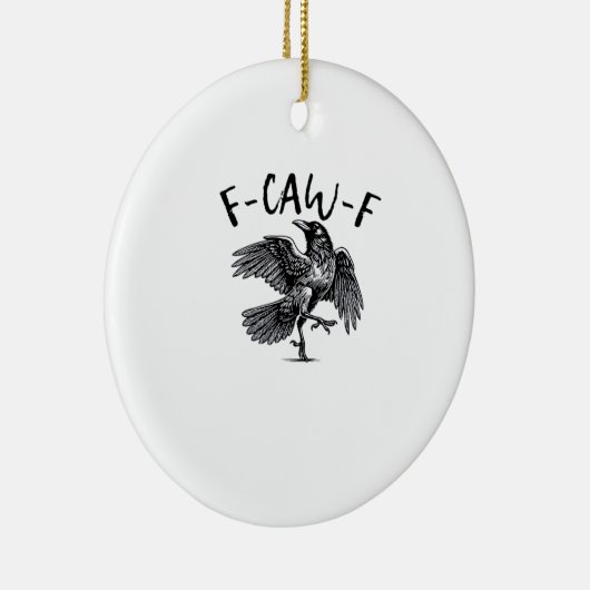 F Caw F Essential Classic Aesthetic Keramisch Ornament (Rechts)