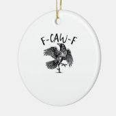 F Caw F Essential Classic Aesthetic Keramisch Ornament (Links)