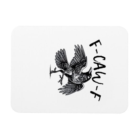 F Caw F Essential Classic Aesthetic Magneet (Horizontaal)