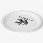 F Caw F Essential Classic Aesthetic Papieren Bordje (Gekanteld)