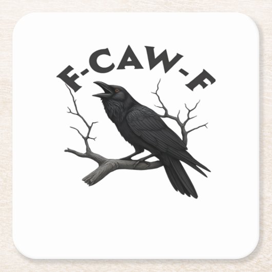 F Caw F Essential Creative Aesthetic Kartonnen Onderzetters (Voorkant)
