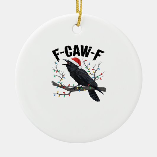 F Caw F Essential Creative Casual Style Keramisch Ornament (Voorkant)