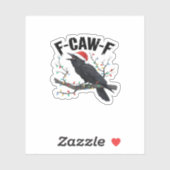 F Caw F Essential Creative Casual Style Sticker (Vel)