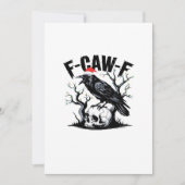 F-Caw-F Essential Funny Quote Feestdagenkaart (Voorkant)