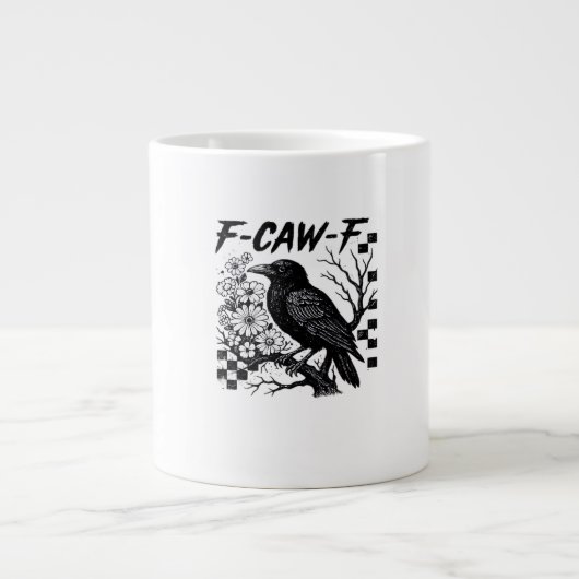 F Caw F Essential Funny Trendy Style Grote Koffiekop (Voorkant)