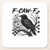 F Caw F Essential Funny Trendy Style Kartonnen Onderzetters (Voorkant)