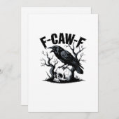 F Caw F Essential Minimal Clean Design Feestdagenkaart (Voorkant / Achterkant)