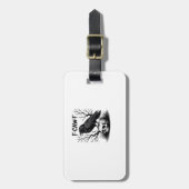 F Caw F Essential Vintage Cool Look Bagagelabel (Voorkant verticaal)