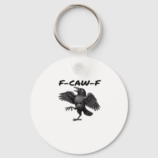 F Caw F Essential Vintage Graphic Look Sleutelhanger (Voorkant)