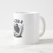 F Caw F Essentiële Coole Unieke Stijl Grote Koffiekop (Voorkant rechts)