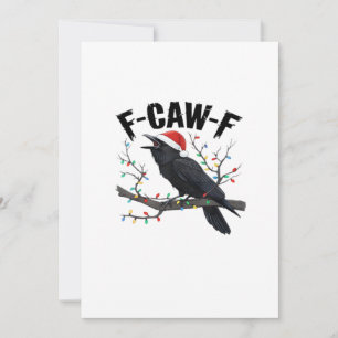 F Caw F Essentiële Creatieve Casual Stijl Feestdagenkaart