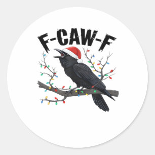 F Caw F Essentiële Creatieve Casual Stijl Ronde Sticker
