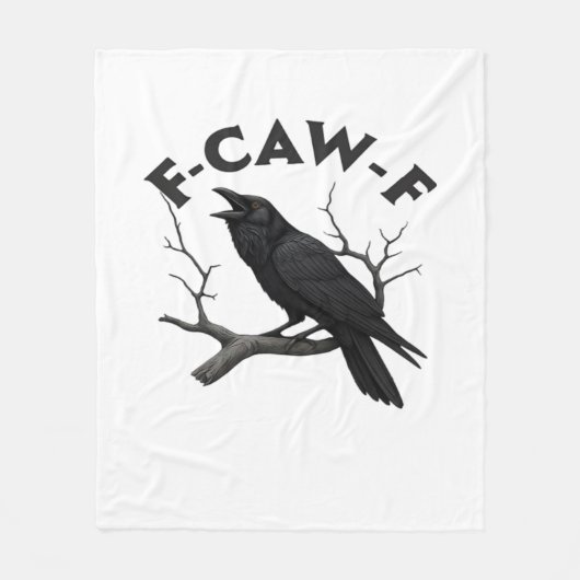 F Caw F Essentiële Creatieve Esthetiek Fleece Deken (Voorkant)