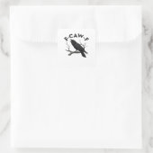 F Caw F Essentiële Creatieve Esthetiek Vierkante Sticker (Tas)