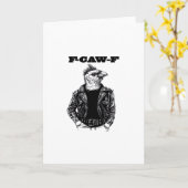 F Caw F Essentiële Esthetische Ontwerp Kaart (Gele Bloem)