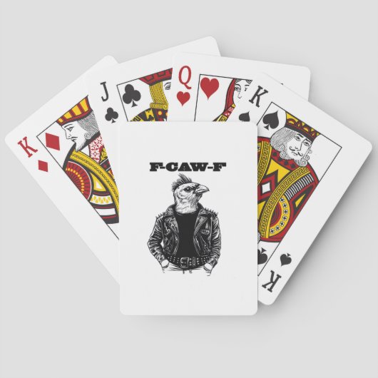 F Caw F Essentiële Esthetische Ontwerp Pokerkaarten (Achterkant)