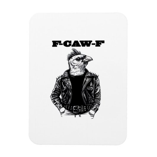 F Caw F Essentiële Esthetische Vormgeving Magneet (Verticaal)