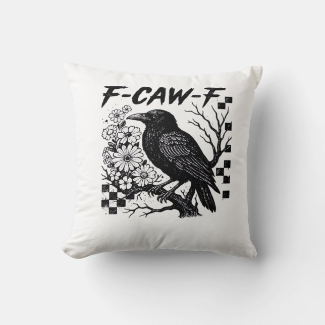 F Caw F Essentiële Grappige Modieuze Stijl Kussen (Voorkant)