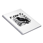 F Caw F Essentiële Grappige Modieuze Stijl Notitieboek (Rechterzijde)