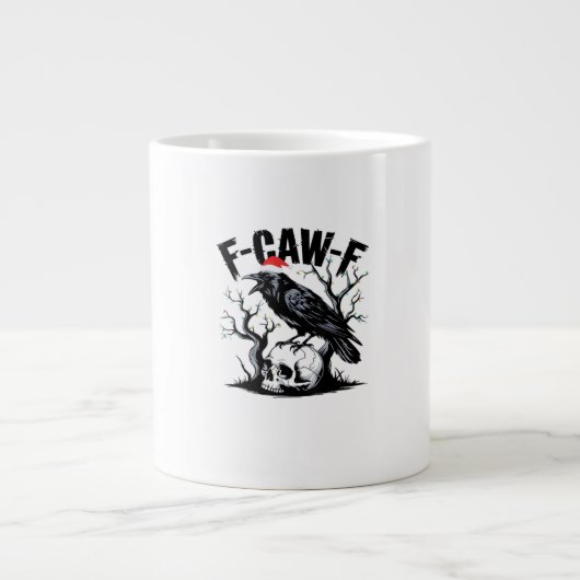 F-Caw-F Essentiële Grappige Quote Grote Koffiekop (Voorkant)