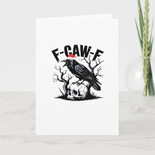 F-Caw-F Essentiële Grappige Quote Kaart (Voorkant)