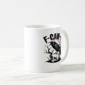 F-Caw-F Essentiële Grappige Quote Koffiemok (Voorkant rechts)