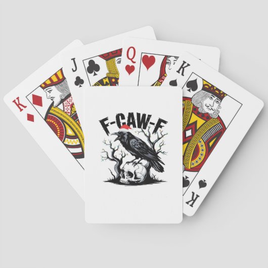 F-Caw-F Essentiële Grappige Quote Pokerkaarten (Achterkant)