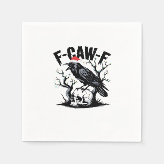 F-Caw-F Essentiële Grappige Quote Servet (Voorkant)