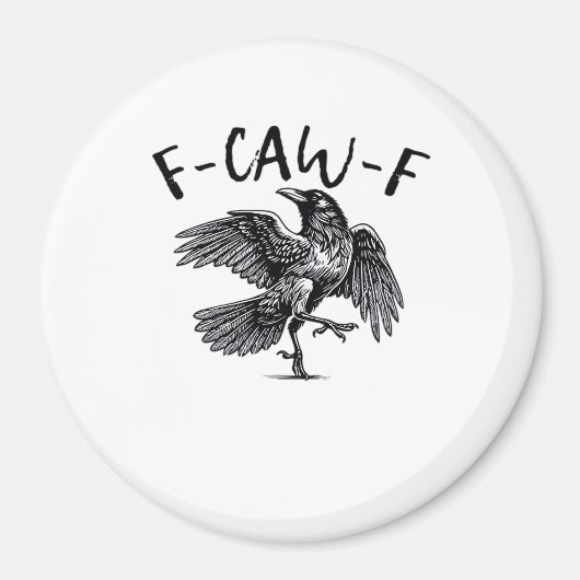 F Caw F Essentiële Klassieke Esthetiek Magneet (Voorkant)