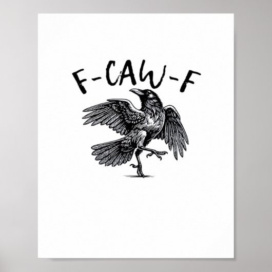 F Caw F Essentiële Klassieke Esthetiek Poster (Voorkant)