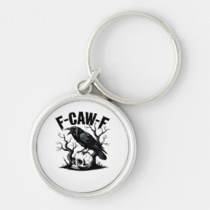 F Caw F Essentiële Minimaal Schone Ontwerp Sleutelhanger