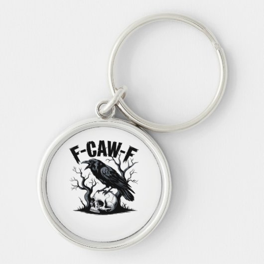 F Caw F Essentiële Minimaal Schone Ontwerp Sleutelhanger (Voorkant)