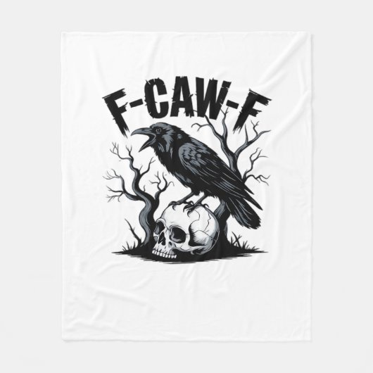 F Caw F Essentiële Minimaal Schoon Design Fleece Deken (Voorkant)