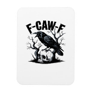 F Caw F Essentiële Minimaal Schoon Design Magneet