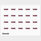 F-Caw-F Essentiële Retro Klassieker Ronde Sticker (Vel)