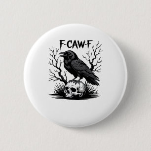 F Caw F Essentiële Vintage Coole Look Ronde Button 5,7 Cm