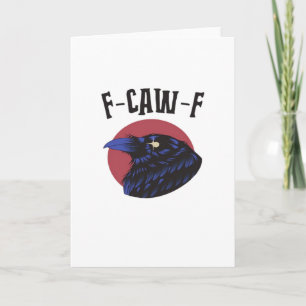 F Caw F Essentiële Vintage Grafische Look Kaart
