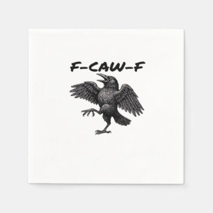 F Caw F Essentiële Vintage Grafische Look Servet