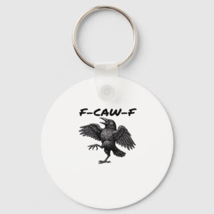 F Caw F Essentiële Vintage Grafische Look Sleutelhanger