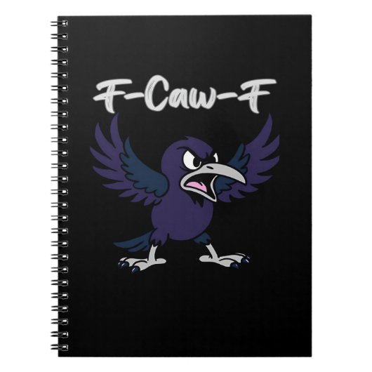 F-Caw-F Esthetische Grafiek Notitieboek (Voorkant)
