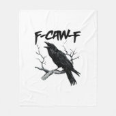 F-Caw-F Fleece Deken (Voorkant)