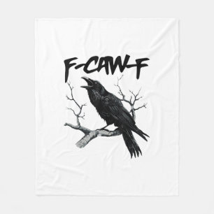 F-Caw-F Fleece Deken